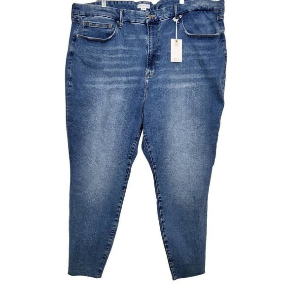 Good American Always Fits Good Waist Skinny Jeans Blue Plus Size 28-32 - Picture 3 of 12